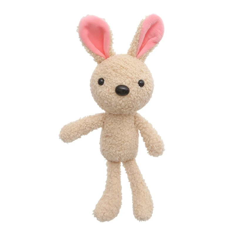 Newborn Photography Props 25cm Cute Plush Bear Bunny Toys Kid Toddler Sleeping Doll Baby Toy Women Girl DIY Keychain Accessories