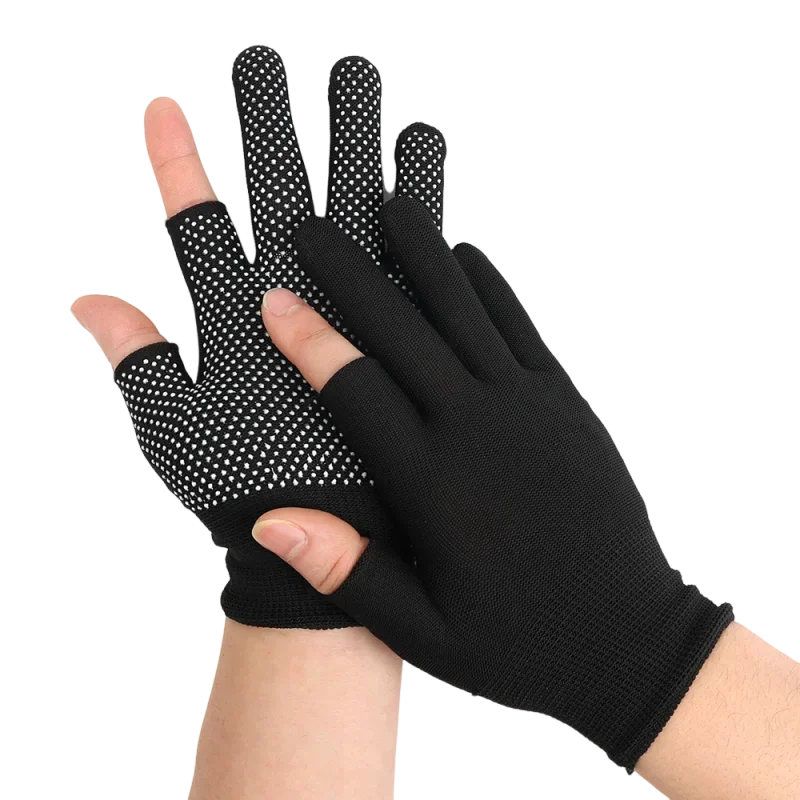 Non-slip Touchscreen Nylon Gloves Men Women Summer Outdoor Riding Sport Fitness Breathable Non-slip Sunscreen Half Finger Gloves image 6