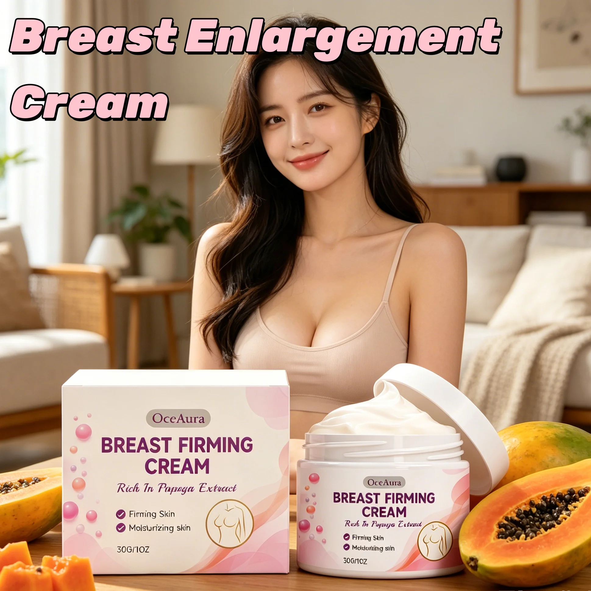 Bust Plumping Firming Cream For Women Daily Chest Massage Nourish Skin Lift Sagging Breast Smooth Tender Body Bust Care Lotion