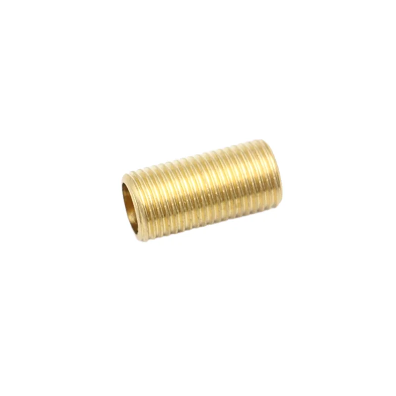 10 pieces M10 Brass Threaded Rod Screw Tube Lamp Pole  Joint Pipe for Lighting Fixtures