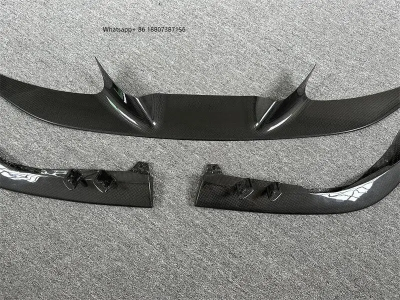 

ForFerrari F8 Body Kits Carbon Fiber N Style Front Lip Rear Diffuser Side Skirts Air Vents Bumper Upgrade Condition New