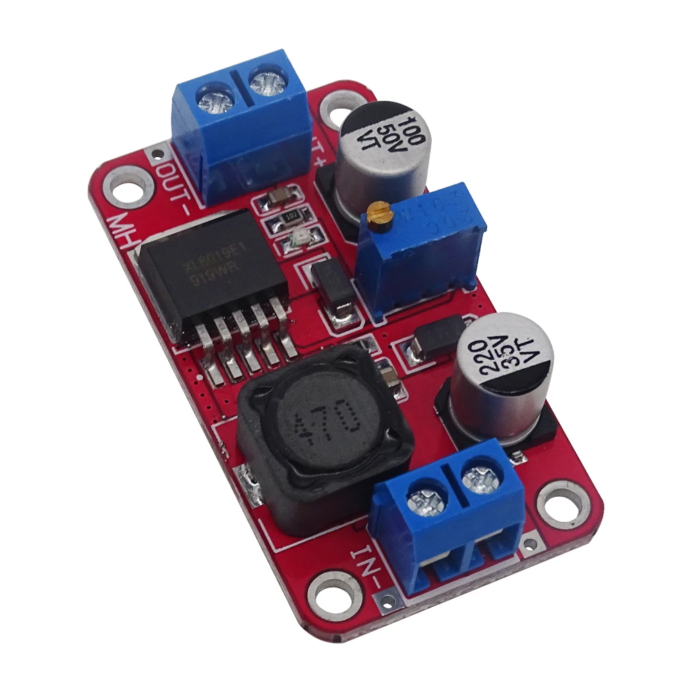 XL6019 5A DC-DC Step Up Power Module Boost Volt Converter 3.3V-35V To 5V 6V 9V 12V 24V