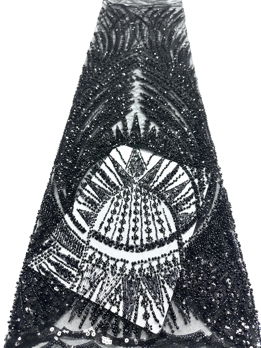 

Элегантное нигерийское африканское кружево 2026 года с бисером и высококачественной вышивкой пайетками, роскошное французское кружево для пошива платьев