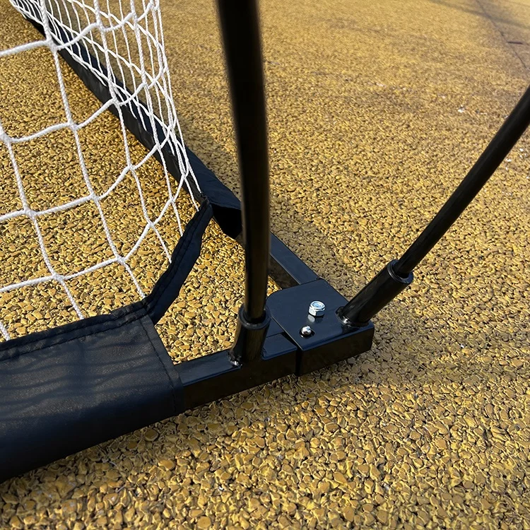 European Stock 24x8ft Foldable Soccer Goal, Steel Frame, Durable Net, Wheeled Carry Bag for Training view 4
