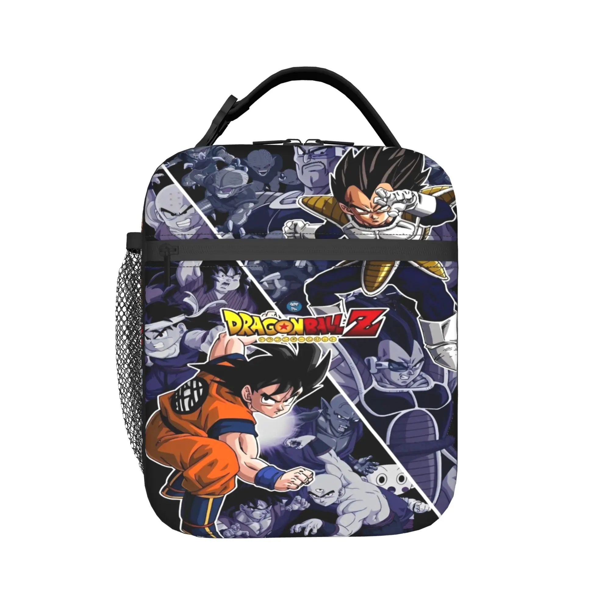 

D-Dragon-Ball-L DragonBalls Thermal Insulated Lunch Bags for School Portable Food Bag Men Women Thermal Cooler Food Box