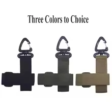 2PCS Outdoor Molle SmallTools Tactical Gear Glove Holder Strap, Molle Key Ring Tactical Keychain Nylon Gear Keeper Glove Strap