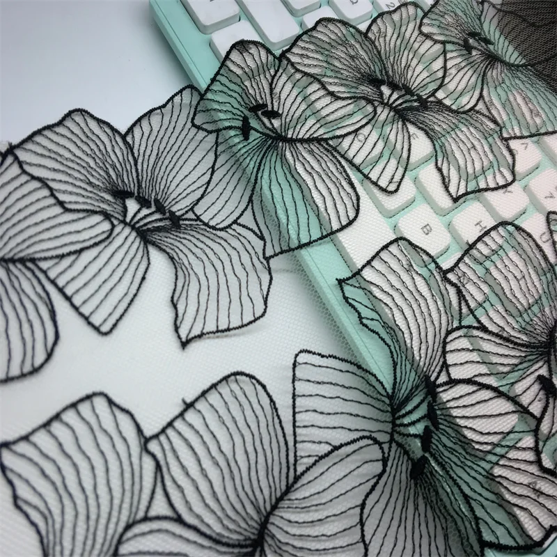 Bulk Flower Embroidery Skin Tone Lace Trim Embroidered Nude Mesh Lace Fabrics Bra Sewing Crafts Lingerie Accessories Fabrics