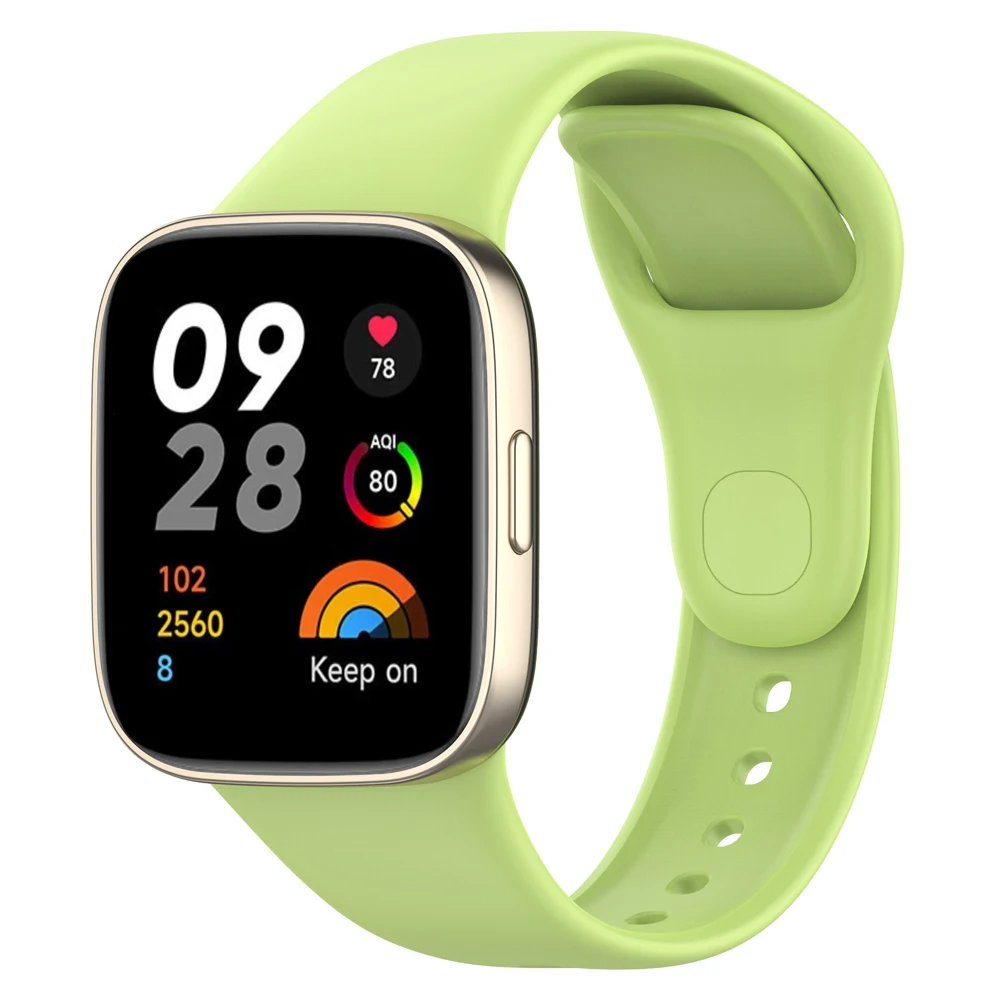 Pulseira de Silicone para Redmi Watch 3, Pulseira de Substituição para Xiaomi Redmi Watch 3 Band, Sport Correa para Mi Watch 3