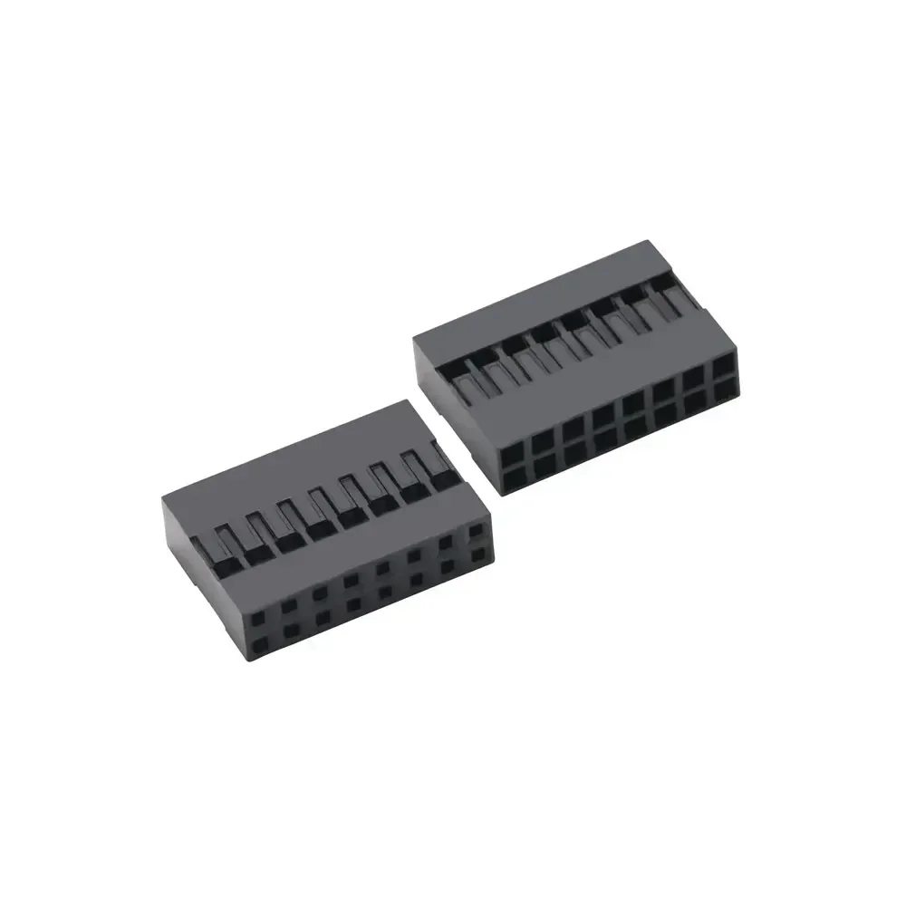 2,54 mm Dupont-Stecker, 1, 2 x 2/3/4/5/6/7/8/9/10/20 P, einzelne zweireihige Steckverbinder, Gehäusestecker, Überbrückungsdraht, Kabel, Stiftleisten