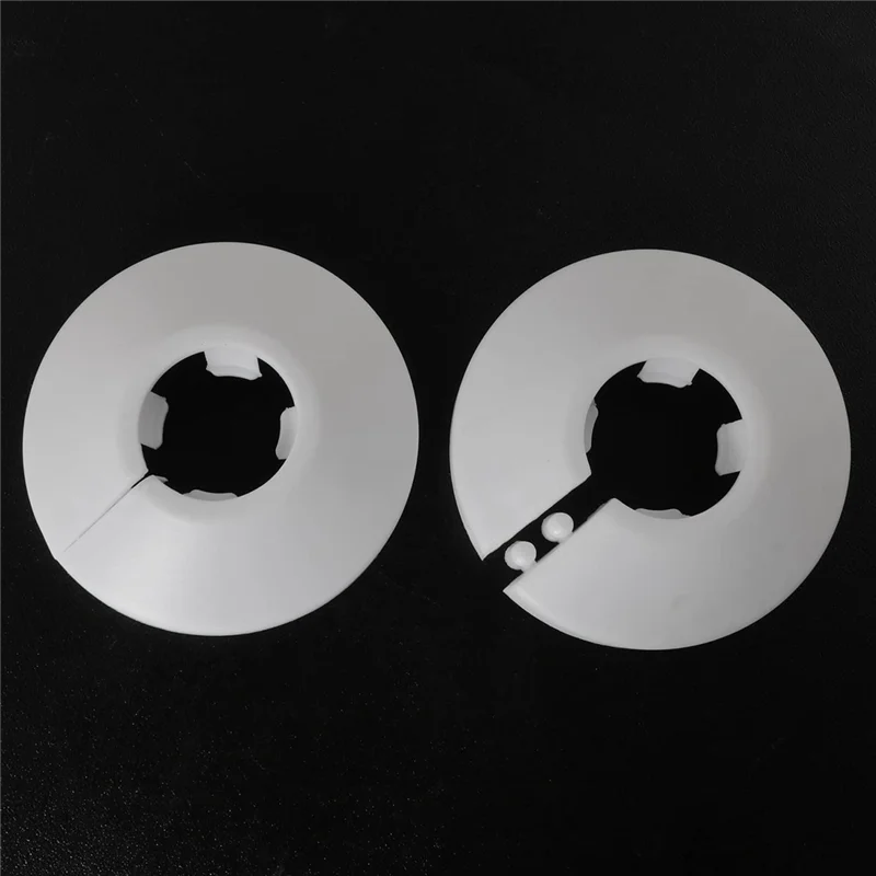BHBD-20 piezas 1/2 pulgadas 16Mm cubierta de tubo blanco decoración de tubo de pared radiador embellecedor de tubo de drenaje