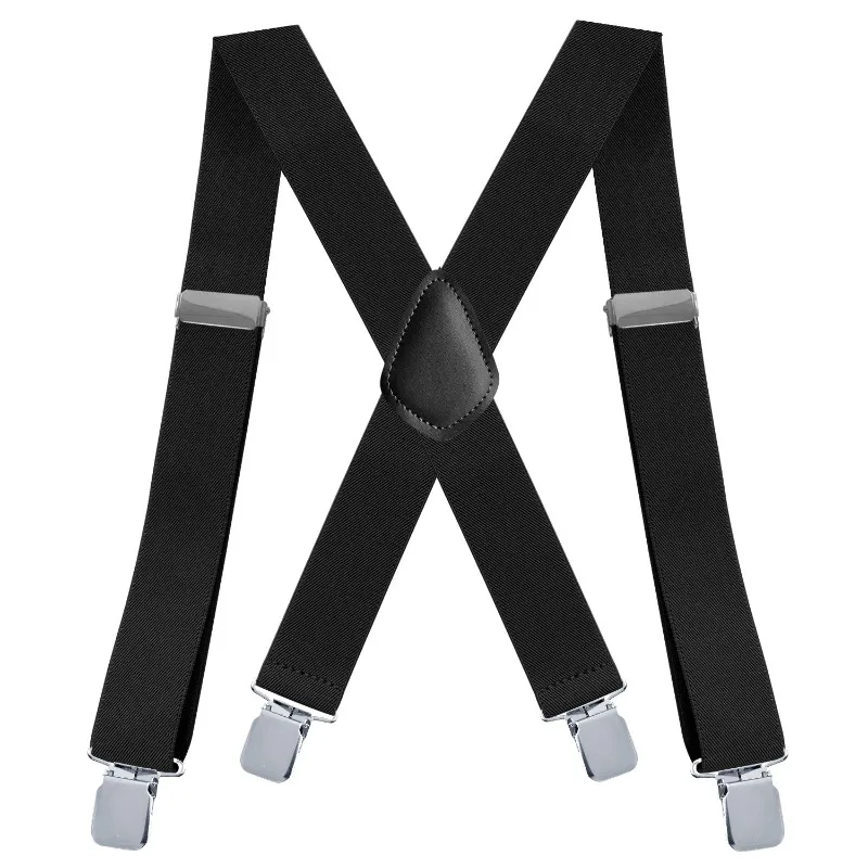 3.5 * 120CM Men\'s Suspenders Elastic Adjustable Suspensors Man For Pants Powerful Suspender Pants Braces Tactical Suspenders