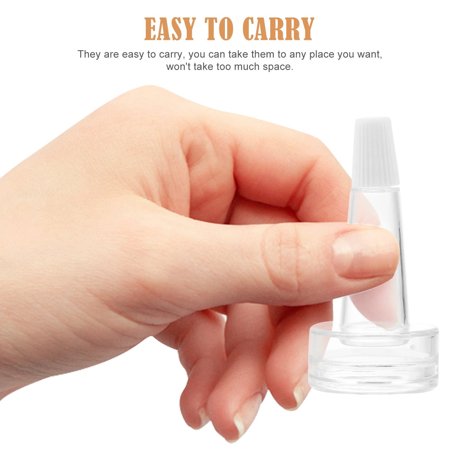 

100 Pcs Vial Bottle Horn Caps Strong Durable Freeze Dry Powder Large Quantity Portable Travel Business Outdoor Camping