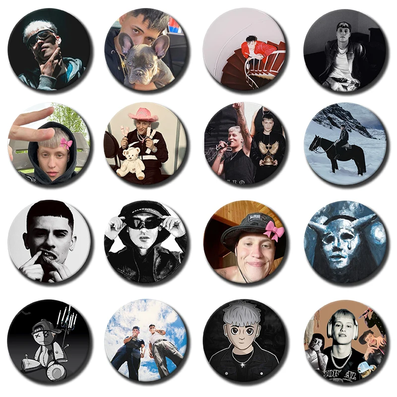 58mm Singer Kidd Voodoo Songs Soft Button Pin PONTE LOKITA Tas Texteandome Brooches Badge Bag Decor Fans Friend Gifts
