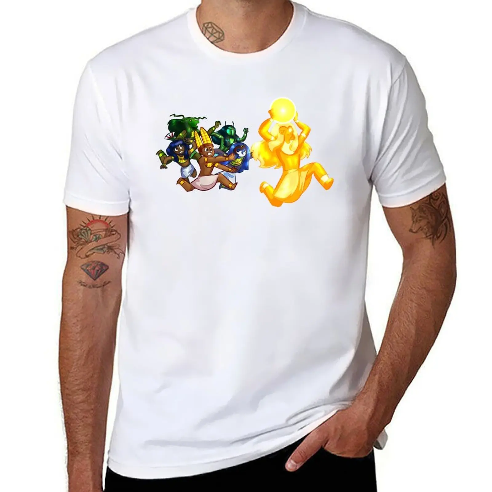 

Procession of the Sun Gods T-Shirt men t shirt cotton 100% t shirt man designer T-Shirt