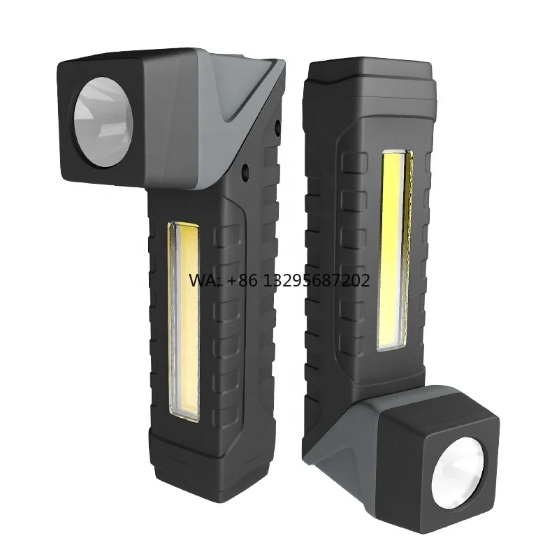 

Red & White Light Flashlight 90 Degree Rotatable LED Work Light Tail Magnet Rechargeable Mini EDC LED Torch Lights