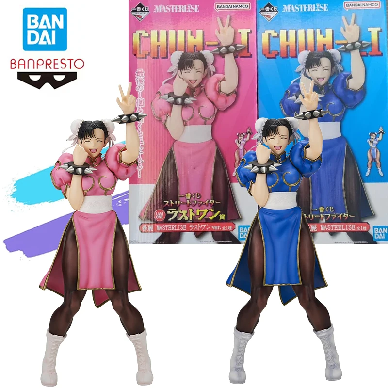 

Instock Bandai Banpresto Street Fighter Ichiban Kuji Chun-Li Anime Action Figures Model Collect Decoration 25Cm Gift Toy