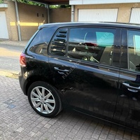 For VW Golf MK6 GTI R20 R GTD TSI TDI 2009-2013 4Door Rear Side Window Louvers Air Vent Accessories Tuning Louvers Trims Sticker