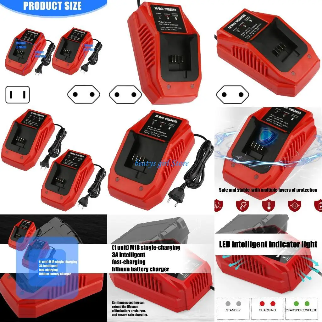 

C7AB Charging Dock Power Transfer Charging Unit Suitable for Tool Batteries Power Delivery Waterproof Cord Included