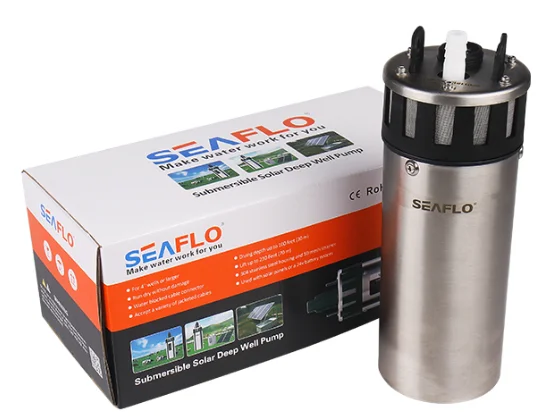 Seaflo 12V 24V DC Submersible Deep Well Pump 100ft Water Pump for Well Livestock Drinking or Tank Filling