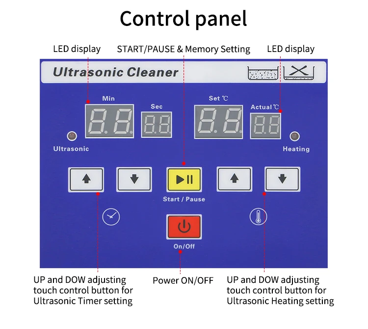 آلة التنظيف بالموجات فوق الصوتية 15 لتر آلة التنظيف بالموجات فوق الصوتية Dpf