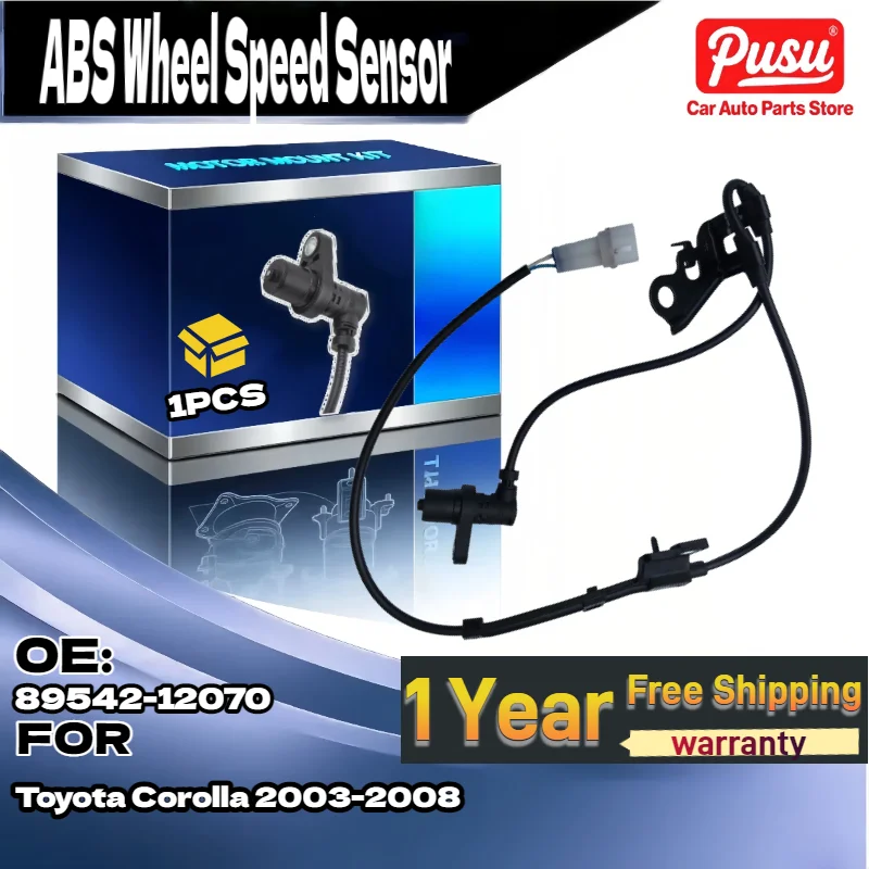 

For Right Front Passenger Side ABS Sensor For Toyota Corolla 2003-2008 89542-12070