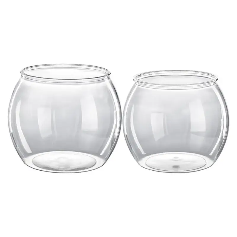 

Fish Tank Bowl Shatterproof Fish Tank For Bettas Fish Small Clear Round Aquarium For Tabletop Mini Aquarium For Goldfish