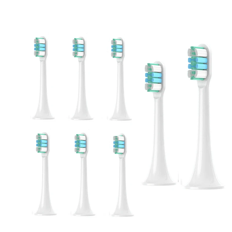 

8x For Xiaomi Sonic Electric Tooth Brush Nozzles T300 T500 T700 Ultrasonic 3D High-density Replacement Toothbrush Heads