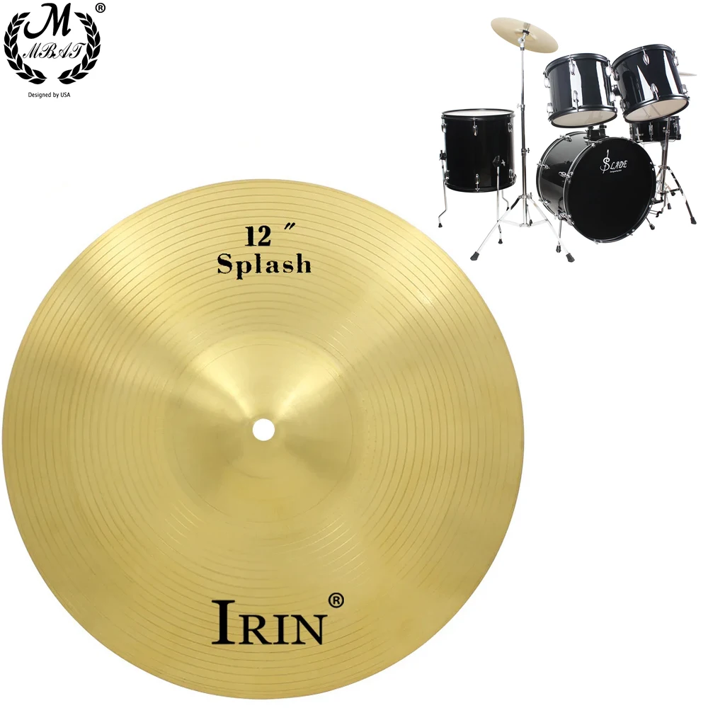 

12 Inch Cymbal Gong 1 Pcs Grade A Brass Splash Percussion Instruments Parts Accessories Crash Hi-Hat Drum Cymbals Kit