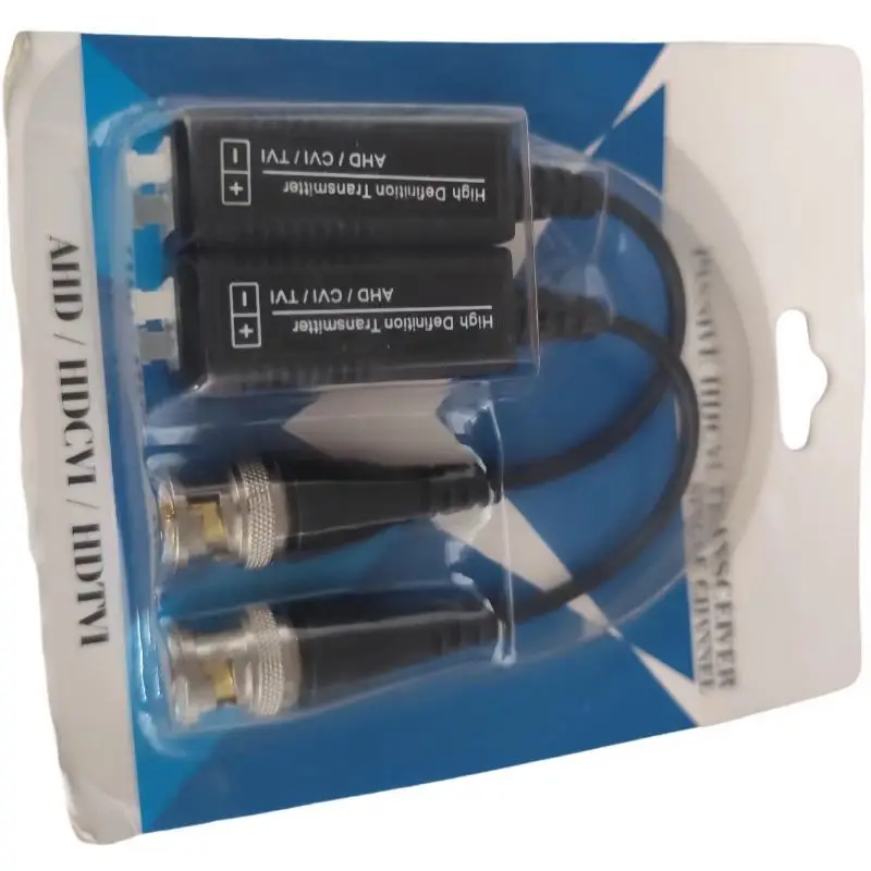 CCTV Video Balun BNC to CAT5 CAT6 UTP for HD TVI AHD CVI Camera 1 Set