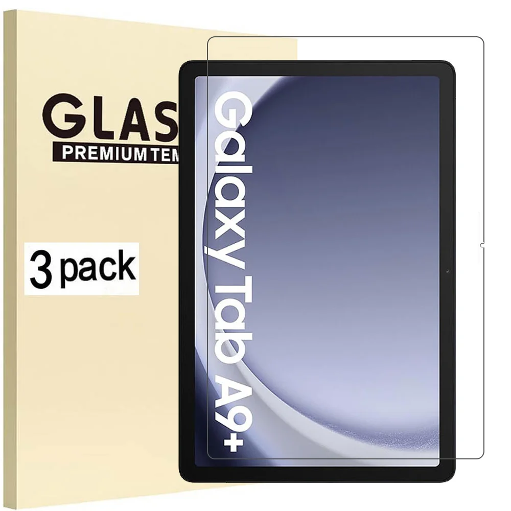 

(3 Pack) Tempered Glass For Samsung Galaxy Tab A9 Plus 11 2023 SM-X210 SM-X215 SM-X216B X210 X215 X217 Screen Protector Film