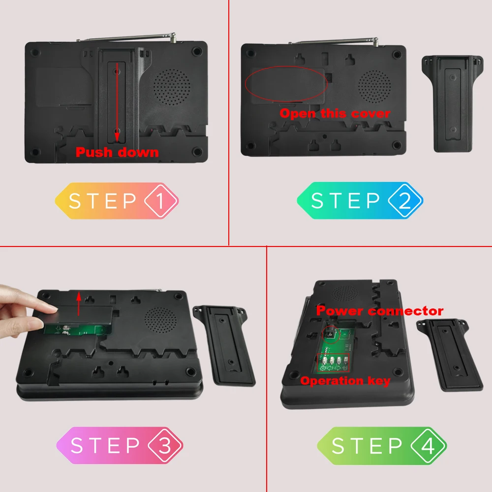 Sistema de llamada de camarero para restaurante, localizador de mesa, 10 piezas, campana de vibración, cachimba, 1 receptor de Host para cafetería, Bar, Servicio de Atención al Cliente