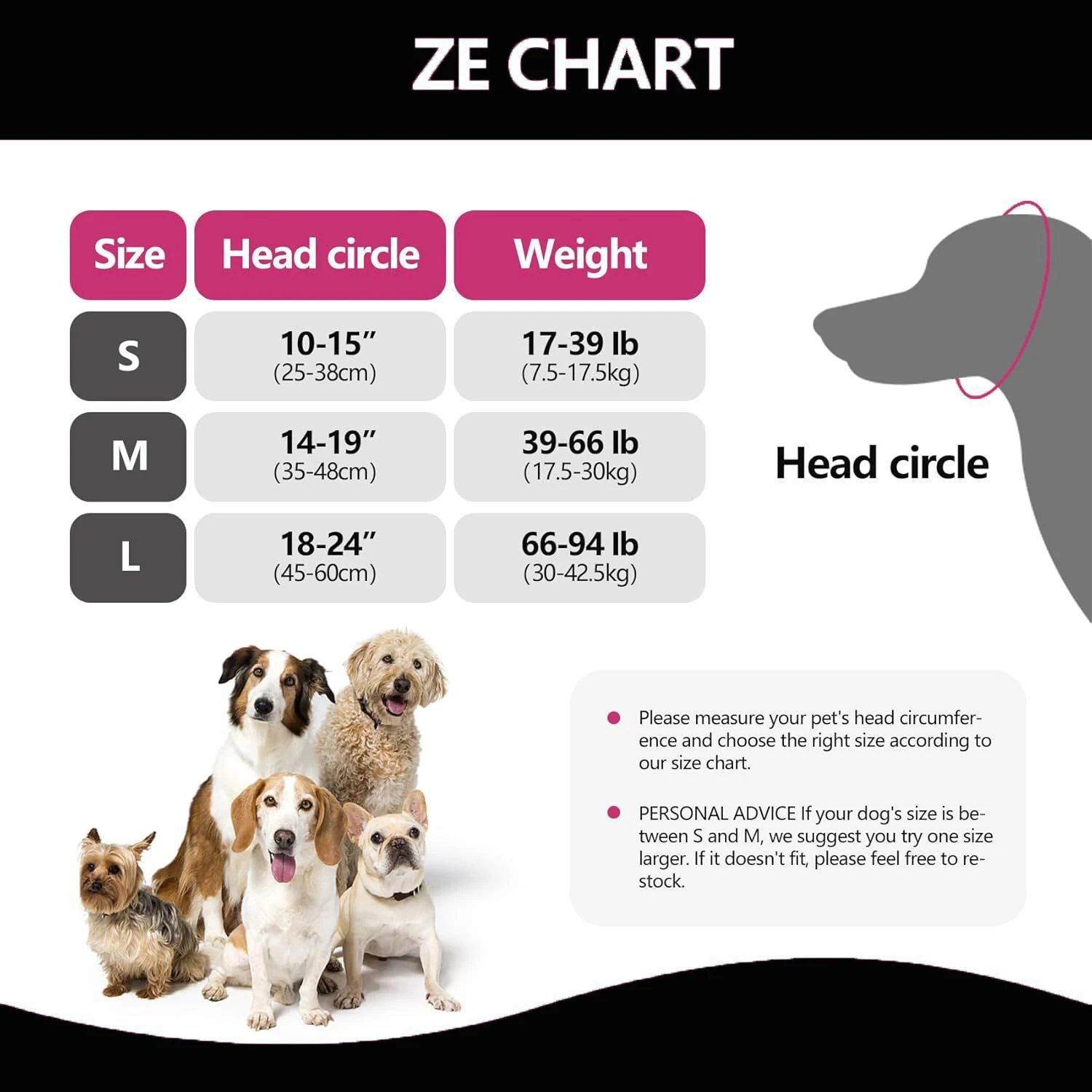 Dog Warm Ear Muffs, Calming Dog Hood Anti-Scare Noise Reduction, Pet Head Cover, 1PC view 2