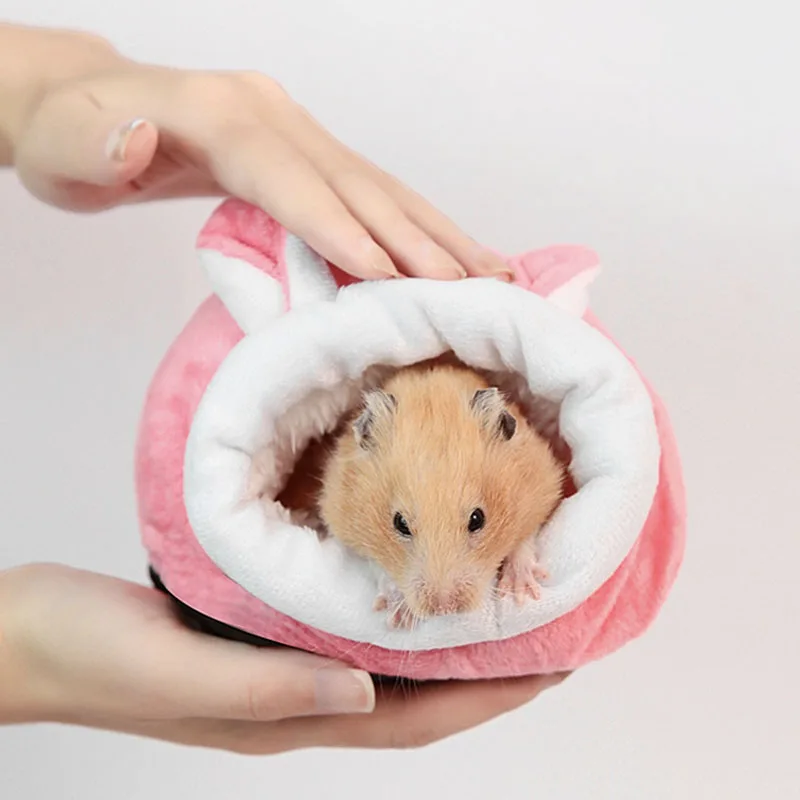 Hamster Baumwolle Nest Haustier Warme Winter Liefert Winter Schlafsack Haus Kleine Fossa Gold Seide Bär Haus Maus Nest Schlafen Käfig – Detail 5