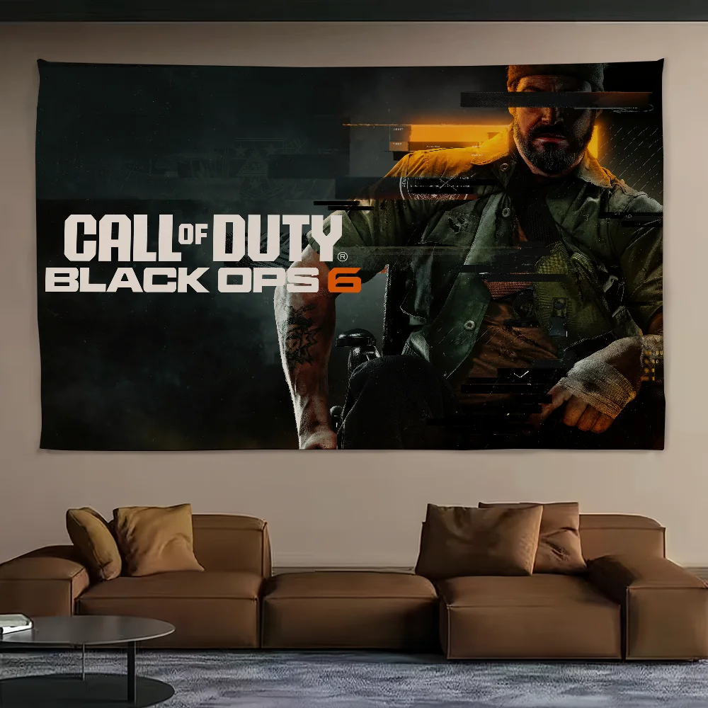 Game C-Call of D-Duty Black ops 6 Flag For Picnic Party Art Home Decoration Outdoor Camping Banner