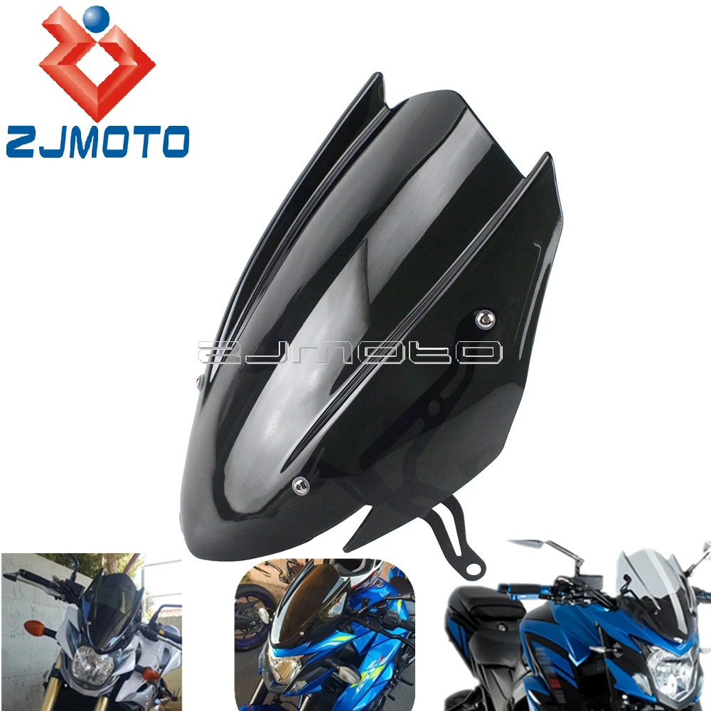 Parabrisas Deflector de aire para motocicleta, parabrisas para Suzuki GSXS750 GSXS 750, Suzuki GSX-S750, 2017, 2018, 2019, 2020, pantalla de viento Przednia Szyba