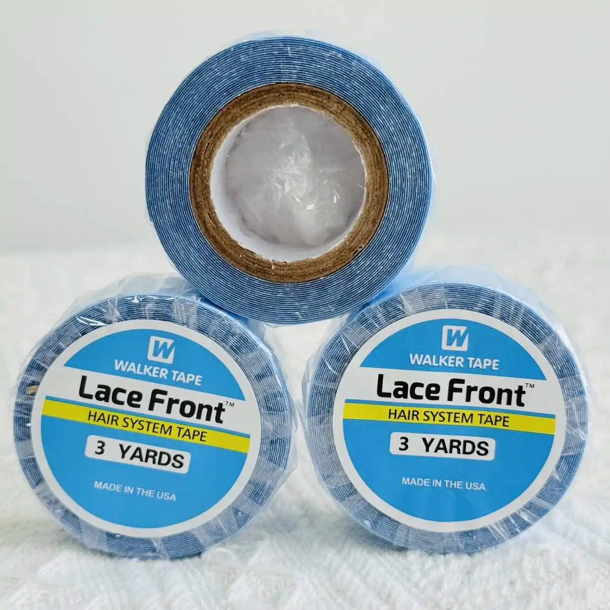 1/2/3Rolls 0.8/1CM*3 Yards Super Hair Blue Tape Double-Sided Adhesive Tape for Hair Extension/Lace Wig/Toupee view 3