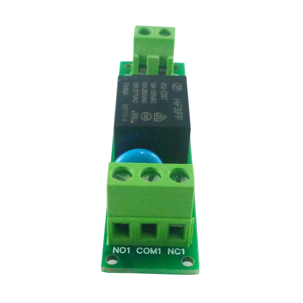 1 Channel Relay Module DC 24V 12V 110VAC 220VAC Din Rail Mounted for PLC GSM Relay Control Timer Module