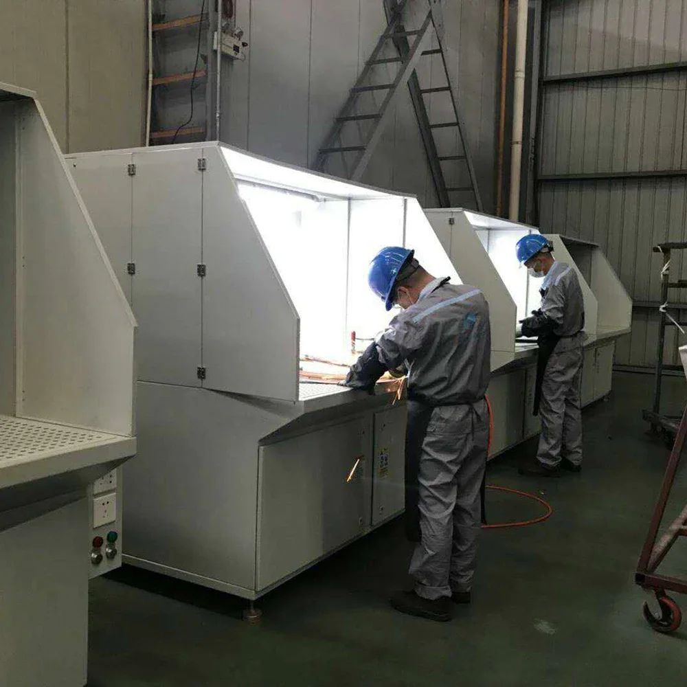 High Quality Dust Collector Manufacturer with 1.2-meter Dual Workstations Downdraft Table Grinding Polishing
