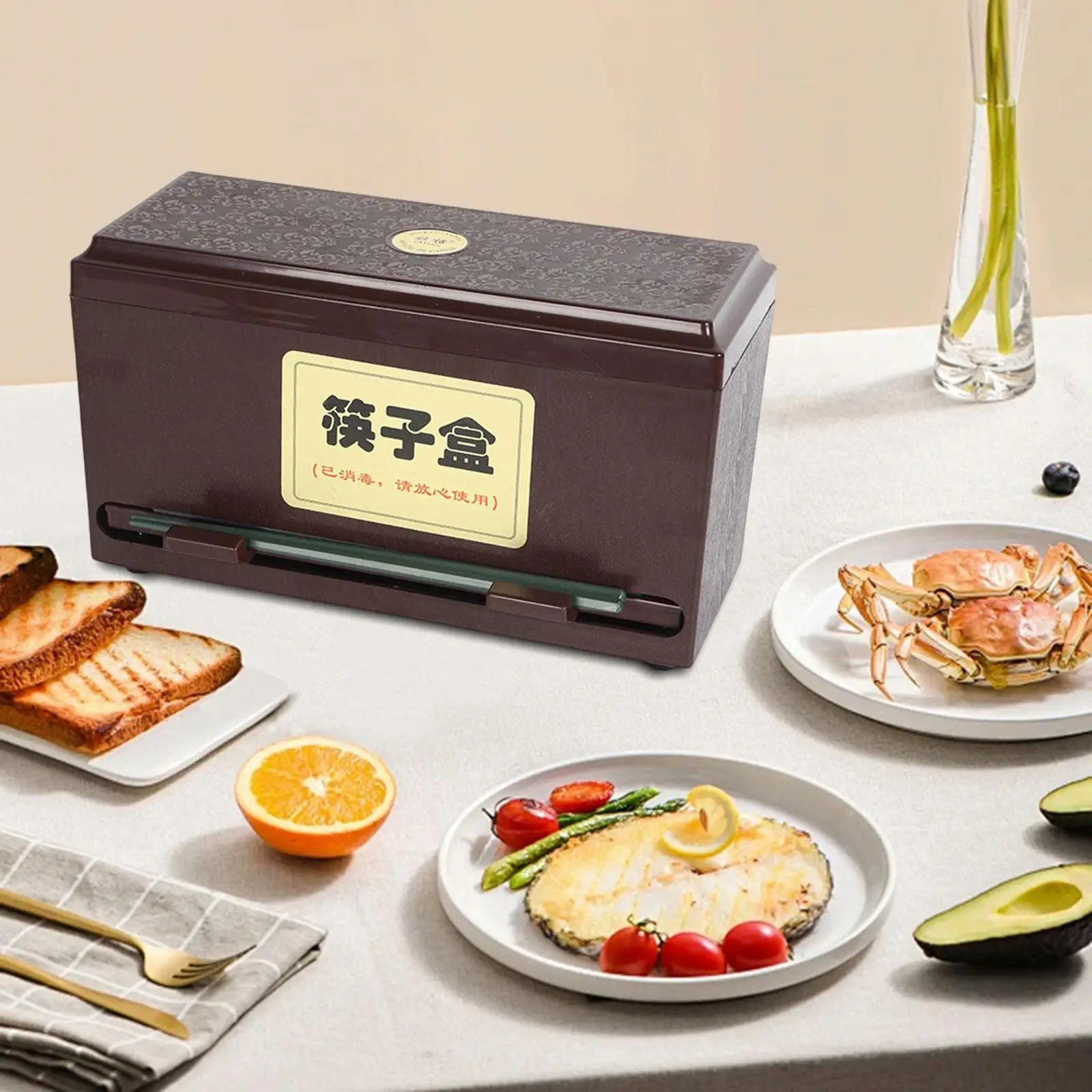 Essstäbchenspender, Besteck-Aufbewahrungsbox für Cafés, Zuhause, Restaurants