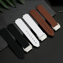 For HUBLOT strap Classic Fusion Big Bang silicone strap waterproof soft rubber strap convex special accessories 20-13mm 25-19mm