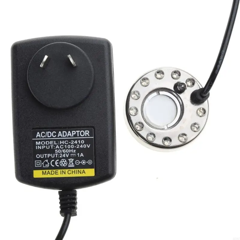 A0NC Soltrasonic Maker với LED Light Water Pond Fogger Halloween Party Atomizer