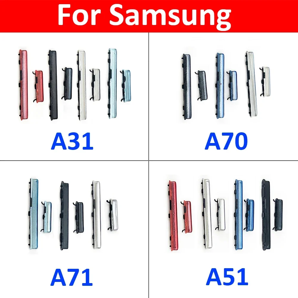 10Pcs, New Side Power Key Volume Button For Samsung A10 A20 A30 A40 A50 A70 A80 A31 A51 A71 A10s A20s A21s A30s A50s image 3