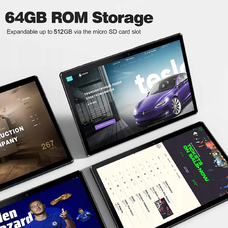 Tablet Pritom 10 Polegadas Android 13 64 GB Quad Core — foto 5