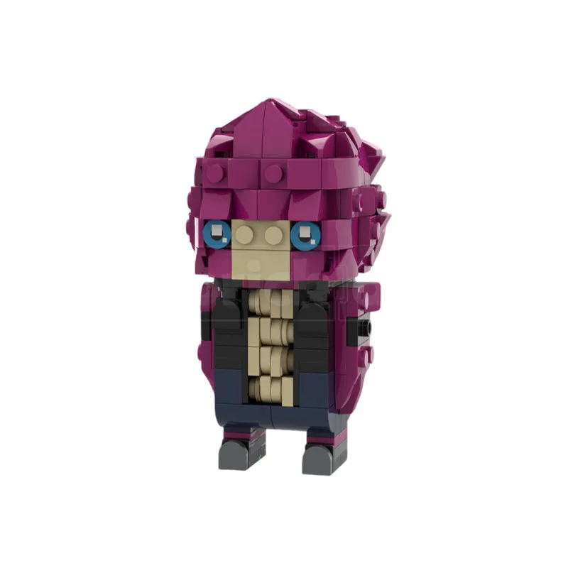 MOC Star Voyage Prodigy Serie Rok Jankom Charaktermodell Bricksheadz Puzzle-Stil Baustein-Spielzeug Geschenk Dekoration – Detail 3