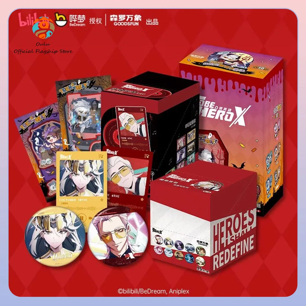 

Новый оригинальный значок Be Hero X Blind Box To Be Hero X, акриловая фигурка, аниме, товарная сцена, карта, забавная карта на Хэллоуин, подарочная игрушка