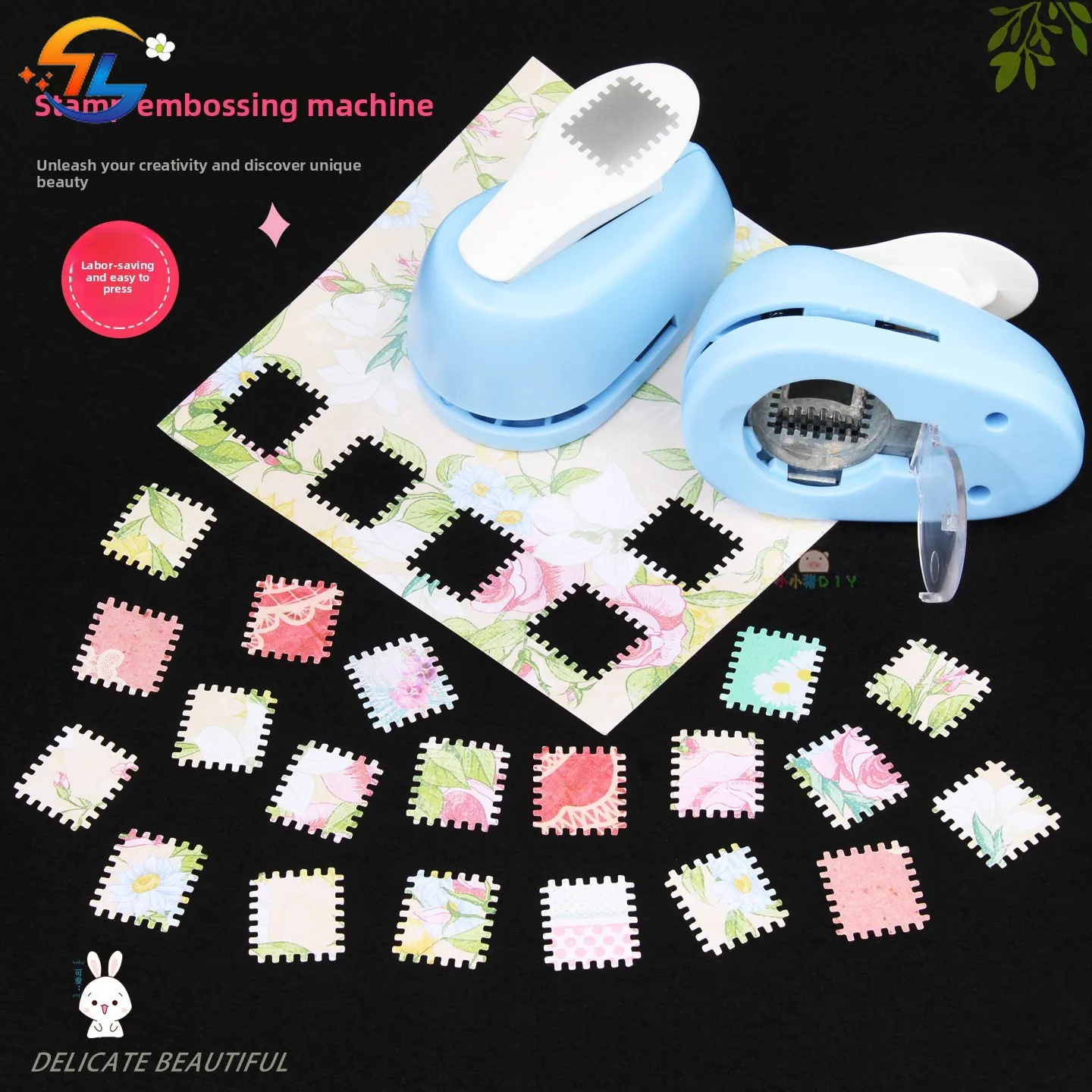 New Stamp Shape Embossing Machine DIY Handmade Embosser Crafts and Scrapbooking Tool Stamp Border DIY Punch