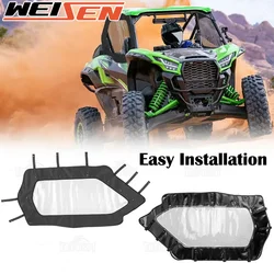 UTV Left & Right Soft Cab Upper Side Door Enclosure Set Window PVC for 2020-2024 Kawasaki Teryx KRX 1000 Accessories