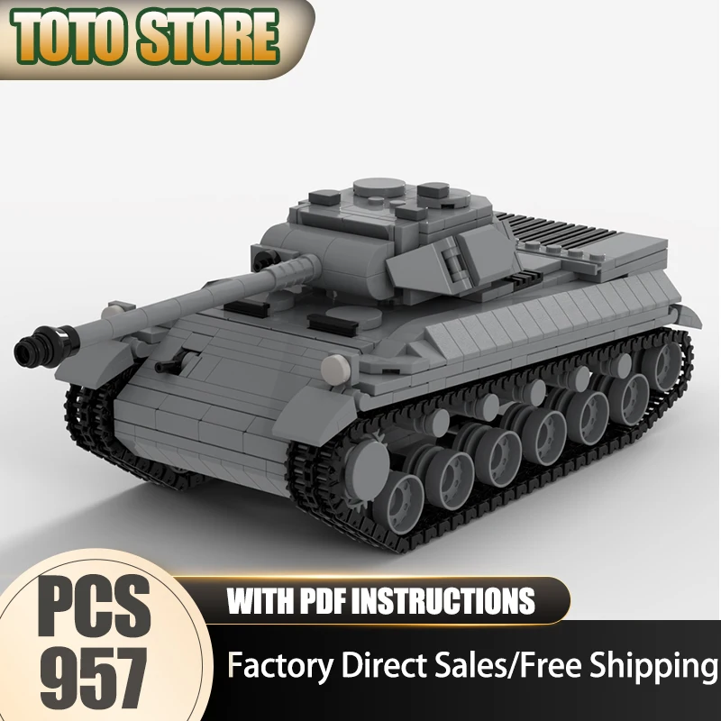 

Модель бронеавтомобиля Moc, строительные блоки, венгерский тяжелый танк, 44 м, модель Tas, технологические кирпичи, сделай сам, сборка, строительные игрушки, подарки