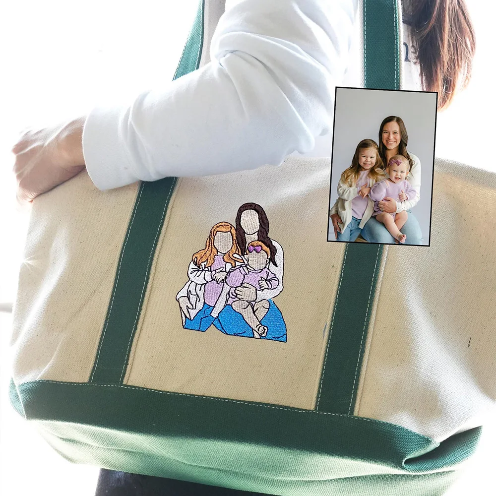 custom-mommy-tote-bag-personalized-with-kids-photo-lightweight-colorblock-foldable-canvas-eco-friendly-washable-durable-for-mom
