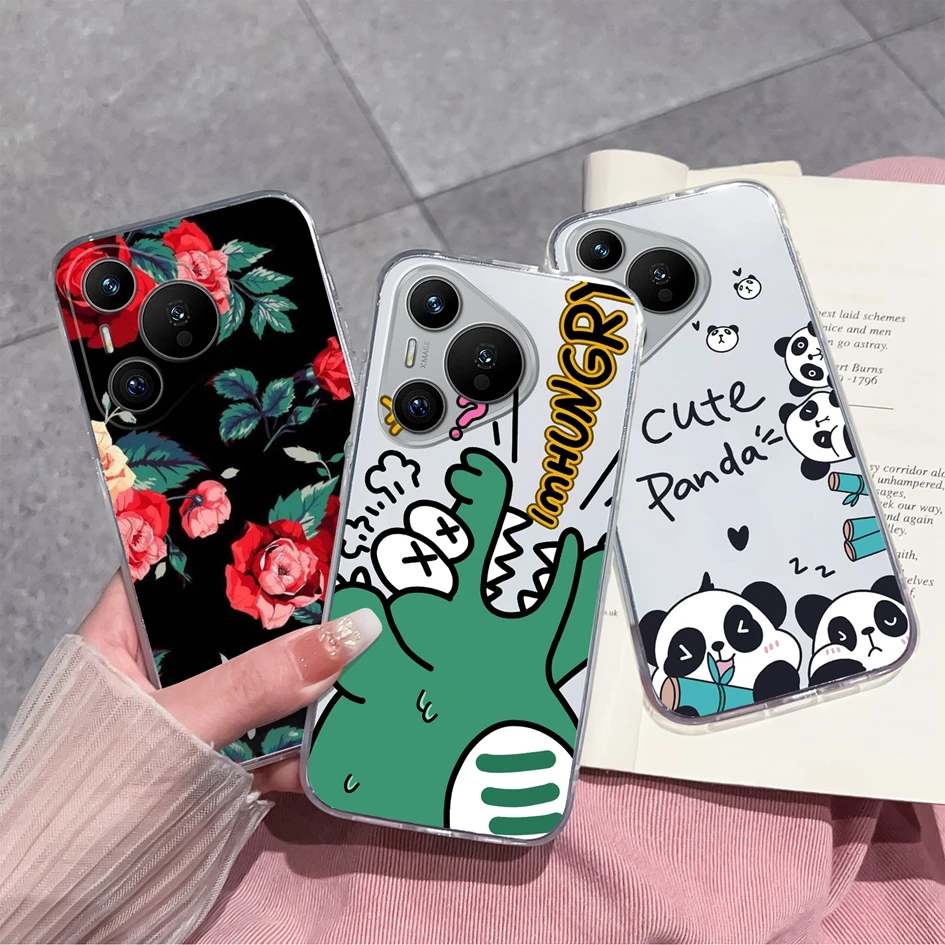 Telefoon Cover Voor Huawei Pura 70 Ultra Pro Case Fruit Patroon Hoge Kwaliteit Zachte Siliconen Anti Drop Behuizing Voor Huawei Pura 70 Funda